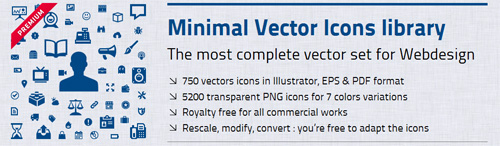 Vector Icons library