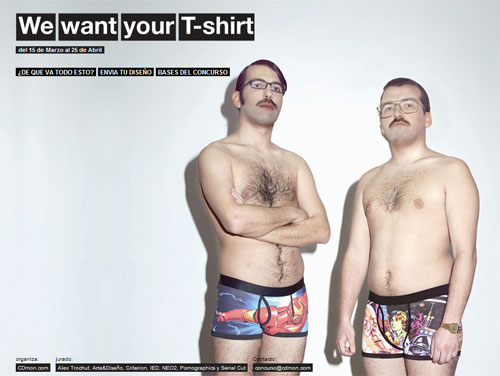 we want your tshirt